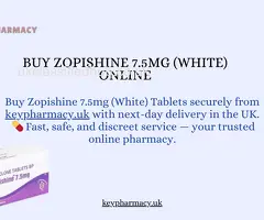 Zopishine 7.5mg (White) for Sale – Fast UK Delivery