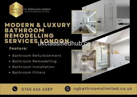 Modern & Luxury Bathroom Remodelling Services London