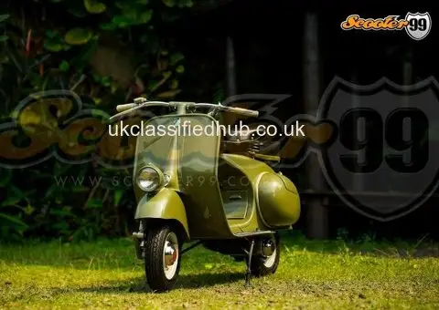 Vespa Faro Basso 150cc by Scooter99 The Iconic LowHeadlight Vintage Vespa - 1/4