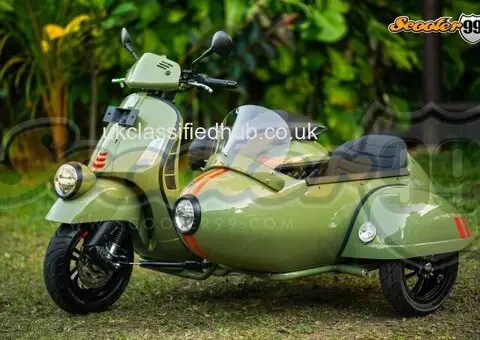 Sidecar Kit for Vespa GTV GTS Handcrafted by Scooter99 - 1/4