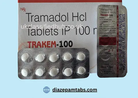 Tramadol 100mg Tablets – Moderate to Severe Pain Relief