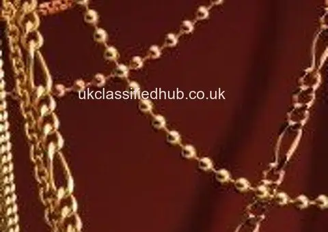 Gold plated chain for men/women