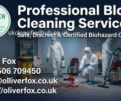 Professional Biohazard, Trauma & Crime Scene Cleaning – UK Wide