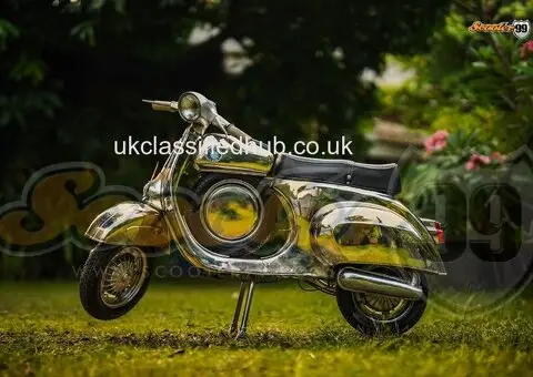 Vespa 90 Super Sprint – Full Stainless-Steel Edition by Scooter9 - 1/4