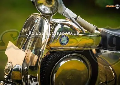 Vespa 90 Super Sprint – Full Stainless-Steel Edition by Scooter9 - 3/4