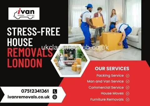 Stress-Free House Removals London | iVan Removals