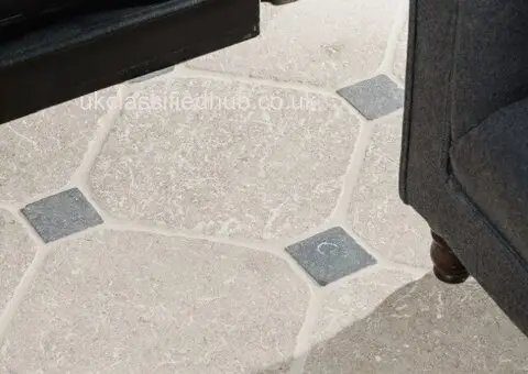 Castile Cabochon Stone Floor Tiles - 2/4