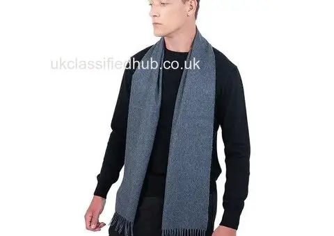 Premium Cashmere Scarves for Men Sale – Luxury Warmth at TCGLondon
