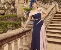 LeChicBoutique Presents Veni Infantino 992525 Navy Blush