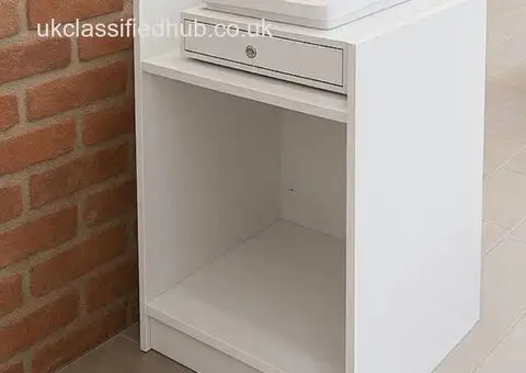 Multi‑Purpose POS Display & Storage Cabinet for Salons and Spas