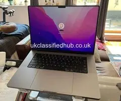 Apple MacBook M1 pro 16 Inches Laptop, 16GB RAM, 512GB SSD