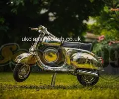 Vespa 90 Super Sprint – Full Stainless-Steel Edition by Scooter9