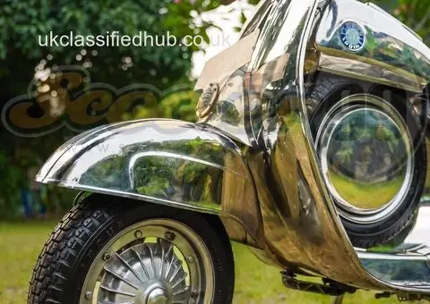 Vespa 90 Super Sprint – Full Stainless-Steel Edition by Scooter9 - 2/4