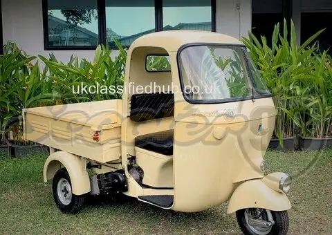 Ape Bajaj Pickup Cream Classic Piaggio Ape 150cc - 1/4