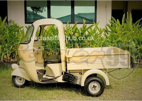 Ape Bajaj Pickup Cream Classic Piaggio Ape 150cc - 4/4