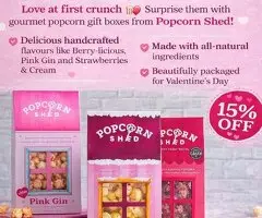 Unique Valentine Gift Idea: Luxury Popcorn Hampers