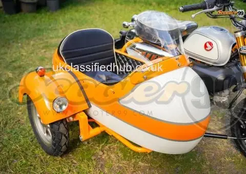 Sidecar Kit for Honda Monkey 125 by Scooter99 Ready to Ride - 4/4